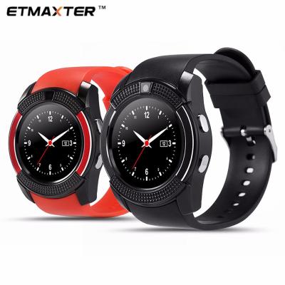 China ETMAXTER V8 Touch Screen Smart Watch SIM Card With Camera Waterproof Wristwatches Sport SmartWatch for sale