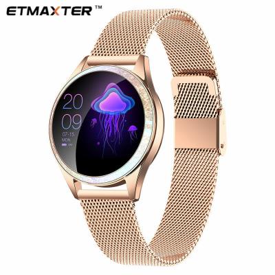 China Luxury Female Waterproof Heart Rate Monitoring Android Women Touch Screen Smart Watch IP67 Bracelet Smartwatch ETMAXTER KW20 for sale