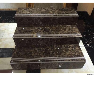 China Metallic Tiles Glazed Ceramic Floor Tiles Stairs Step Tiles 1000*300*170 for sale