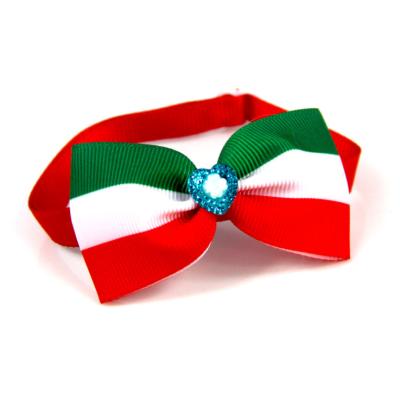 China Factory Product Sustainable Christmas Dog Pet Decorate Dogs Christmas Bow Tie Collar Cat Dog Collar for sale