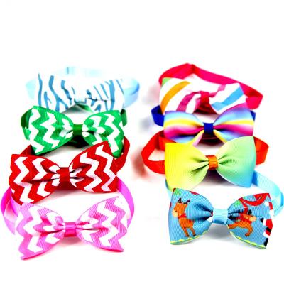 China Cheap and Innovative Adjustable Collar Cat Collar Multiple Series Viable Pet Pet Bow Tie for sale