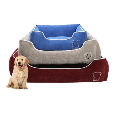 China New Dog Beds Corduroy Cat Bed Comfortable Back Dog Bed Noble Model Viable Noble Model Products Best for sale