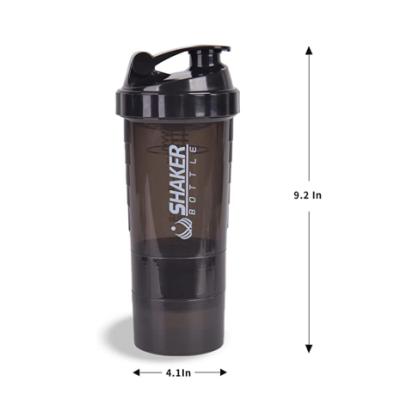 China 500ML Portable Sports Leakproof Direct Drinking Shaker Bottle Viable Free Water Bottle BPA Free for sale