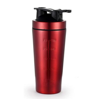 China Custom Viable Factory Leak Proof Insulated Protein Shaker Bottles Sport Gym Stainless Steel Water Bottle for sale