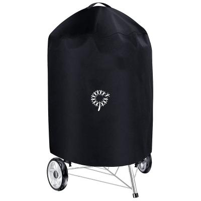 China Dustproof Outdoor Kettle BBQ Grill Cover For Waterproof Charcoal Kettle Smoker Cover Around Grill Covers for sale