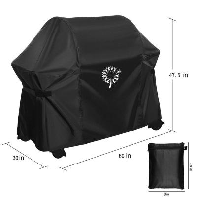 China Corrosion Resistance 600D 58 Inch BBQ Cover Heavy Duty Waterproof UV Gas Grill Cover for sale