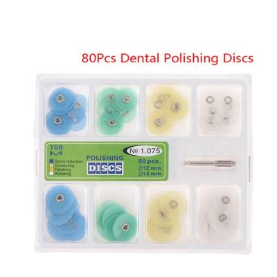 China Dental Sector Top BOM PAS 1.075 Kits 12mm and 14mm Dental Polishing Discs 80pcs for sale