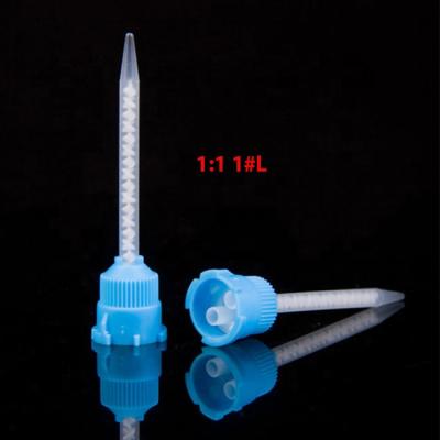 China Dental Mixing Tips High Quality Area 1:1 Dental Blue 77mm On Sale for sale