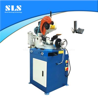 China Stainless Steel Pneumatic Circular Pipe 30/45/90 Degree Cold Angle Cutting Tube Saw Machine for sale