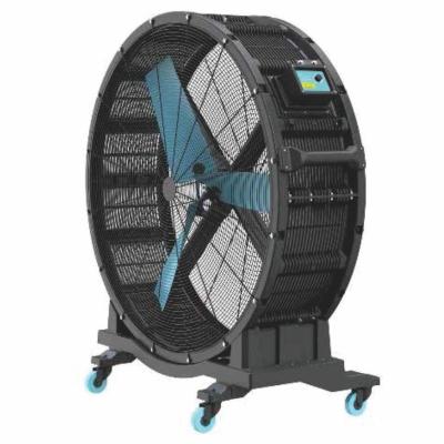 China Garment Shops Large mobile industrial drum fans drum industrial electric floor fan direct drive industrial portable drum fan for sale