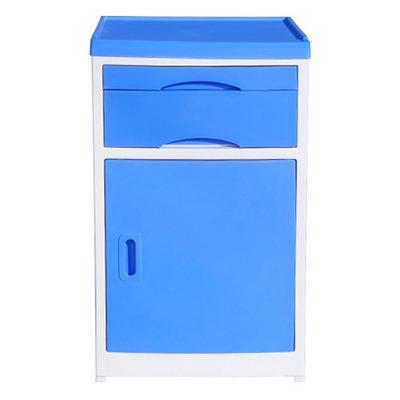 China Modern ABS Hospital Table Bedside Medical Cabinet Includes One Drawer Cupboard for sale