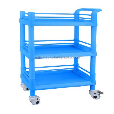 China Modern Hospital ABS Clinical Treatment Trolley for sale