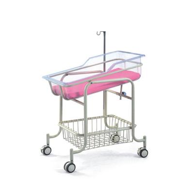 China Durable+adjustable+Comfortable Medical Infant Trolley Hospital Newborn Baby Crib for sale