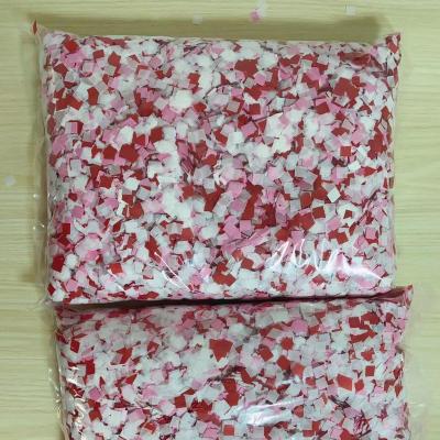 China White Tissue Paper Confetti 6x6mm Explosion Proof Tissue Paper 1x1cm 10x10cm Confetti for sale