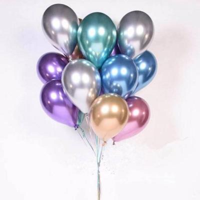 China Wholesale facorty supply meallic aluminum celebration balloon 12 inch for wedding and party decoration for sale