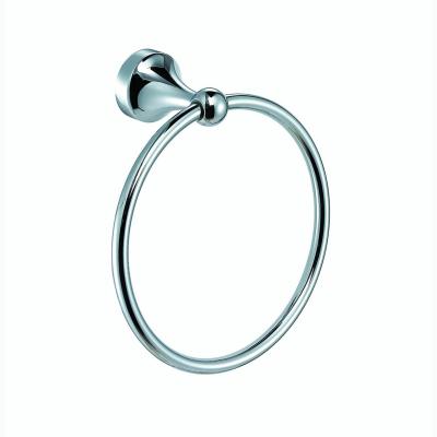 China Home.Hotel.Bathroom.Shower Room Bathroom Accessories Round Shape Brass Towel Ring Holder for sale