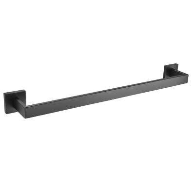 China Modern Wall Mounted Stainless Steel Bathroom Single Towel Rack for sale