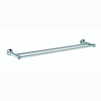 China Modern Bathroom Accessories Double Towel Rack Wall Mounted Towel Rack for sale