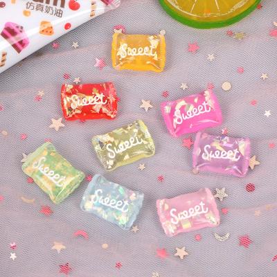 China Nail charms 10pcs jewelry 10pcs simulation cream glue DIY glitter candy nail art charm crystal glue making resin nail art charm accessories for sale