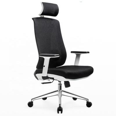 China Factory Wholesale Ergonomic Chair Mesh Fabric Chair Office Chair Adjustable (Height) With Headrest for sale