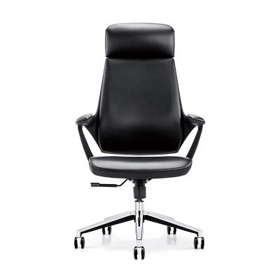 China China Manufacturer Modern Office Furniture Adjustable Ergonomic PU Chair Leather Office Chair (Height) for sale