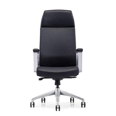 China Executive Ergonomic Office Chair (Size) Adjustable Modern Luxury Leather Office Chair Boss Manager Swivel Chair for sale