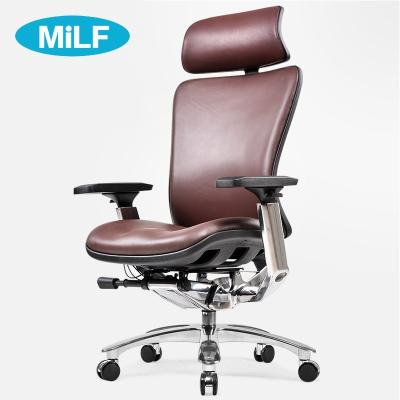 China Fashionable Modern Boss&Executive Material Executive Chair Hign-End Genuine Leather Office Chair for sale