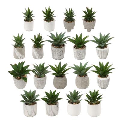 China Wholesale Aloe Vera Plants Modern Design Custom Artificial Aloe Vera Plants Traditional Mini Aloe Indoor Plants Realistic for sale