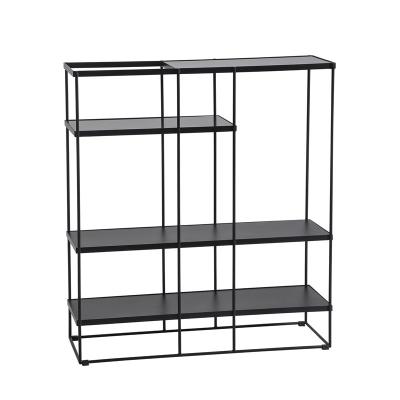 China Metal Display fixture used for hotel bedroom stainless working bookcase and Cloth store furniture factory for sale