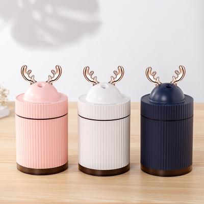 China 5V 260ML Car Air Humidifier Mini USB Factory Cute Deer Amazone Humidifier Home Wholesale Design for sale