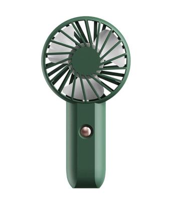 China Hotel Home Travel Stand Mini Battery Powered Fan Hanging Charging Portable Rechargeable Handheld Fan for sale