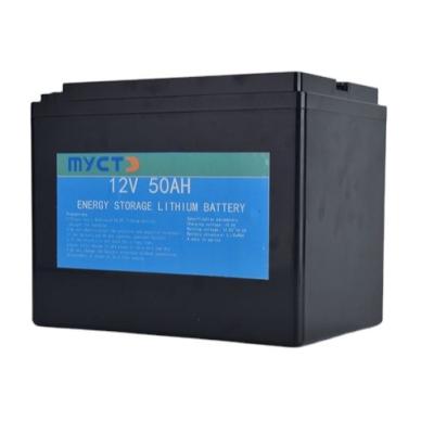 China Electric bicycles/scooters energy storage lithium battery 12V 50Ah battery lithium batteries for solar systems for sale