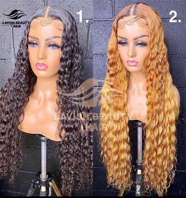 China Wholesale Transparent Lace Front Closure Loose Deep Wave Wigs Lavishbeauty RTS Virgin Hair Brazilian Silky Straight Full Lace Wig Vendor Full Lace Wigs for sale