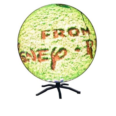 China indoor soccer display p4.81mm indoor smd spherical led video display display screen for sale