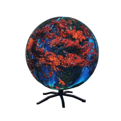 China Indoor Full Color Indoor Video Ball LED Screens / Flexible Spherical Led Sphere Display Fashion Design for sale