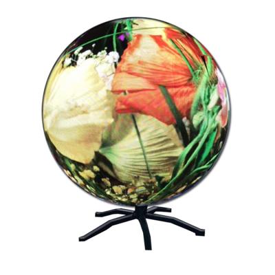 China 360 degree curve indoor round smd led screen led screen display screen custom shape spherical ball for sale