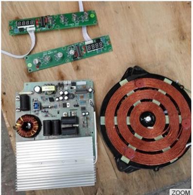 China Inductie het Verwarmen onder het Materiaalskd Uitrustingen van de Waaierkeuken met de Raad/de Rol van PCB Te koop