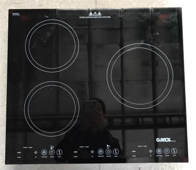 China High Grade 3 Burner Induction Cooktop , 30 Inch Electric Cooktop Sensor Touch Type for sale