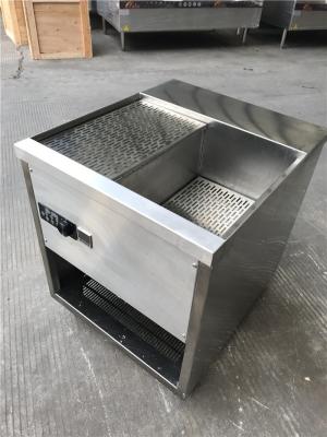 China Induction Fryer Electric Deep Frying Machine  Double Basket All Stainless Steel  CE for sale