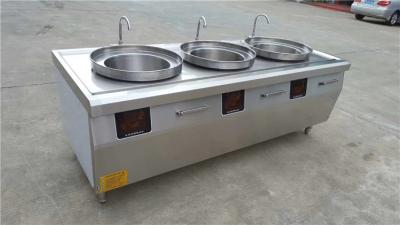 Chine équipement commercial de la restauration 30kw pour la soupe avec la tête trois à vendre