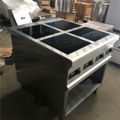 Chine induction vitrocéramique d'anneau du plat 4 sur la TAILLE ouverte 800*900*850MM du placard 3.5KW *4 à vendre