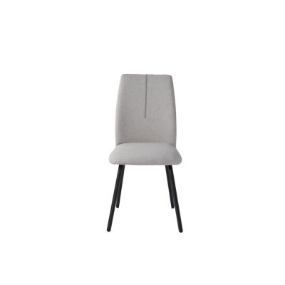 China simple & Modern Best Price Modern Home Restaurant Furniture Metal Cheap Fabric Dining Chair for sale