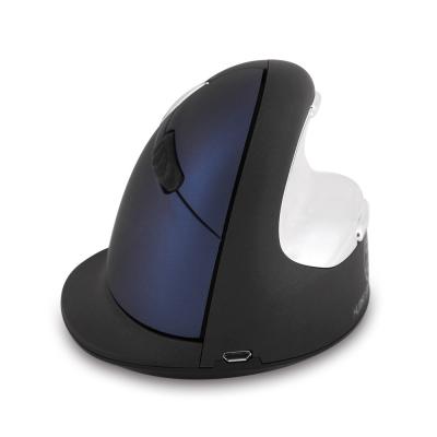 China Healthy Ergonomic Vertical Mouse  left hand  / 2.4g wireless mouse inlay polymer battery for sale