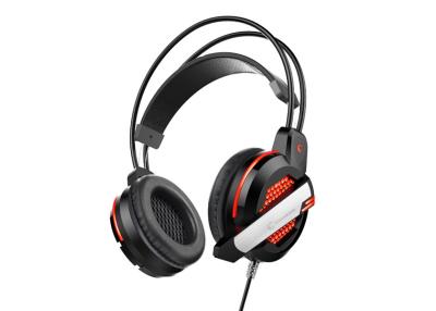 China Auriculares estéreas materiales del juego de la PC del auricular del juego del ABS de encargo con el mic en venta