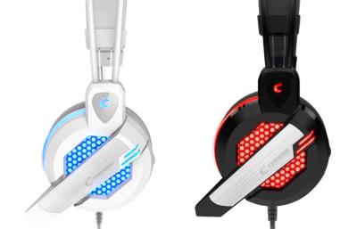 China Auricular estéreo profesional del juego, auriculares del juego de 3.5m m para el ordenador portátil en venta