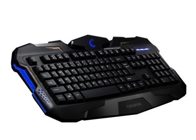 China Customized Ergonomic Membrane Gaming Keyboard , gaming pc keyboards With CE  FCC ROHS for sale