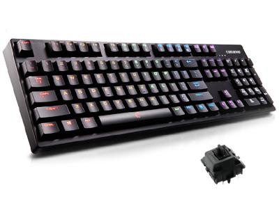 China Teclado mecánico atado con alambre del juego - azul del MX de la cereza con 104 llaves en venta