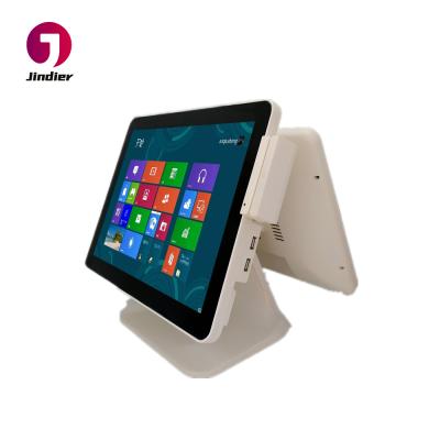 China Retail Store Double Screen POS China Touch POS Machine Used For Restaurant for sale