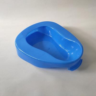 China Easy clean hospital bed plastic pan and high quality urinal for patient for sale