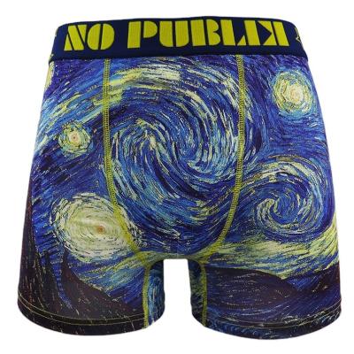 China Wholesaler Fashion Suction String Elastic Band Men's Boxer Antibacterial Shorts for sale